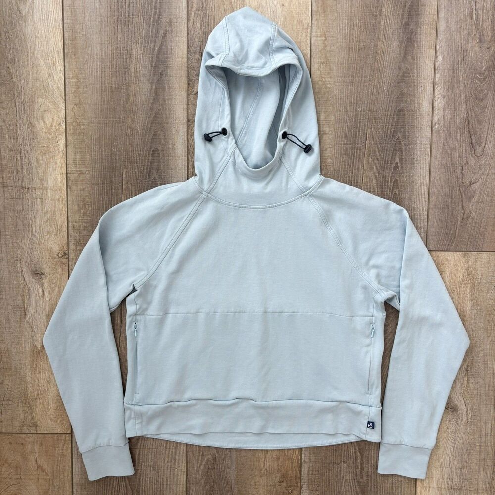 Swannies Golf Women’s Performance Hoodie Blue Size L Pullover Outdoor Athletic